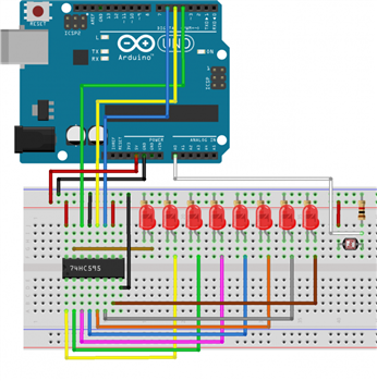 Arduino Robotik Dersleri 8: LDR İle Işık Algılama ve Işık şiddetine Göre LED li gösterge.           