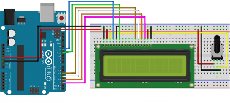 Arduino Robotik Dersleri 10: 16×2 LCD kurulumu ve LCD Ekran'da  yazı yardırma.                      